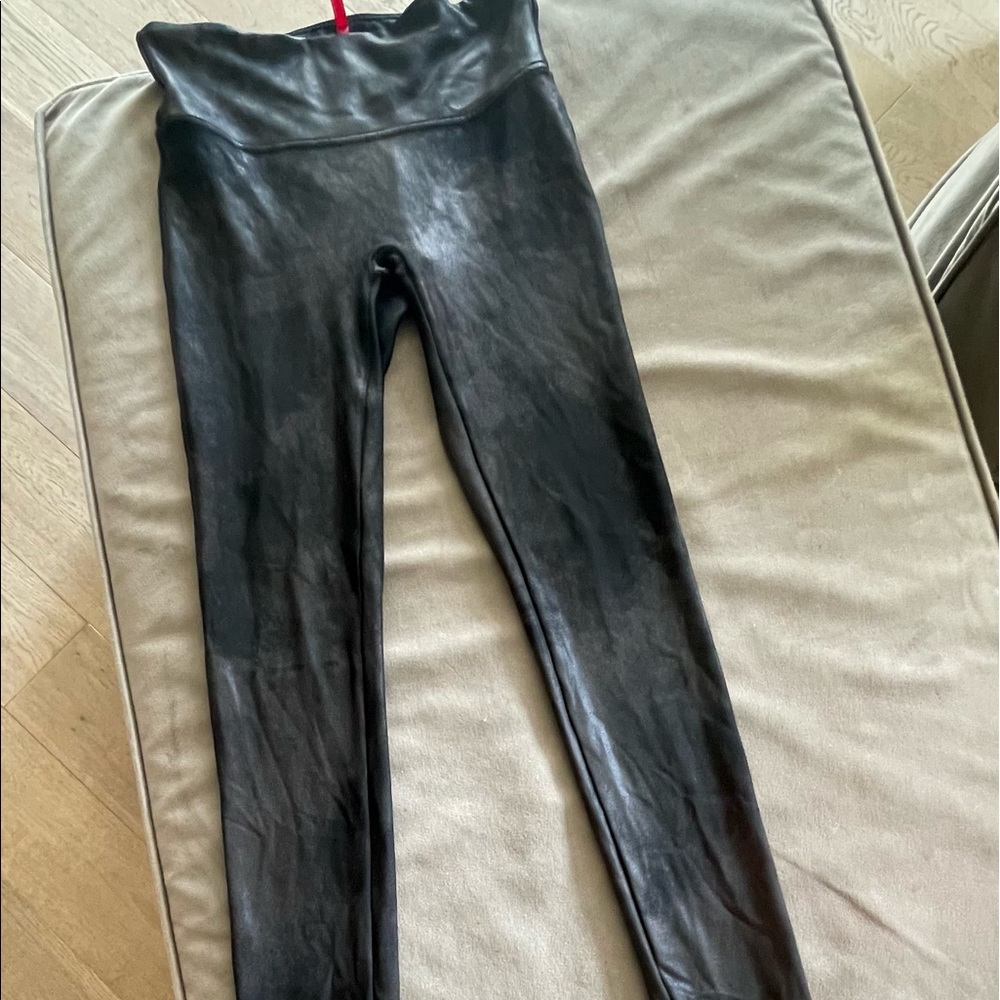 Spanx Faux Leather Leggings.. They are amazing!